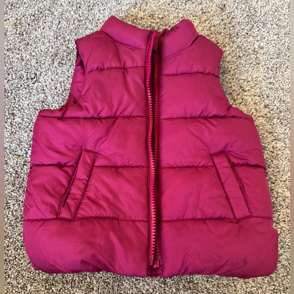 Old Navy Kids Puffer Vest - Magenta